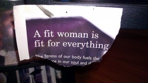 A fit woman is fit for everything