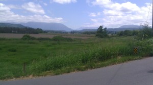 Pretty view across the Snohomish River valley